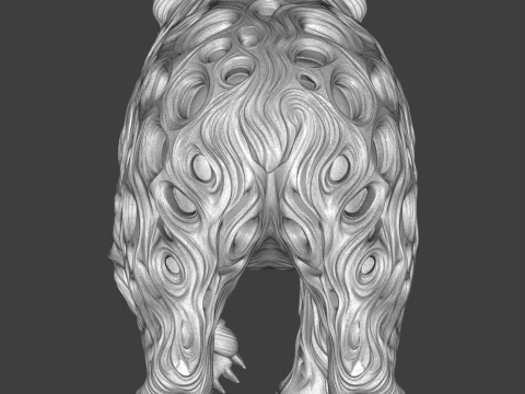 Bear 3D Printable Figurine 3D Print Model