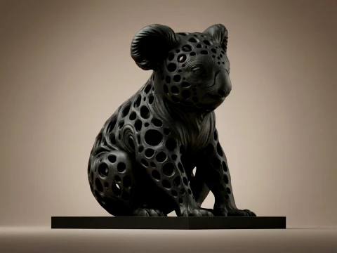Koala 3D Printable Figurine 3D 3D Print Model