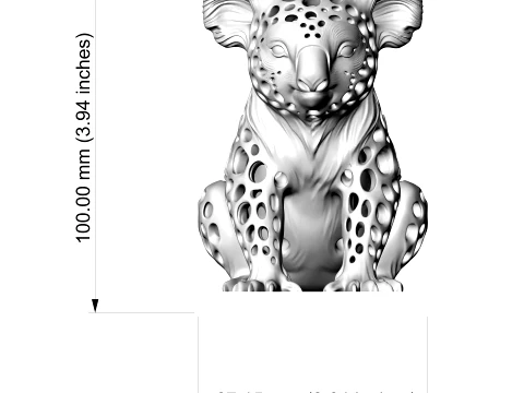 Koala 3D Printable Figurine 3D 3D Print Model