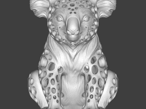 Koala 3D Printable Figurine 3D 3D Print Model