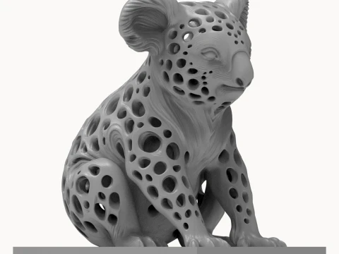 Koala 3D Printable Figurine 3D 3D Print Model