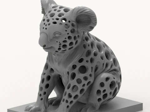 Koala 3D Printable Figurine 3D 3D Print Model