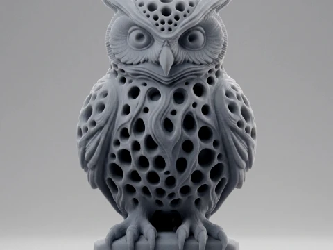 Owl 3D Printable Figurine 3D Print Model