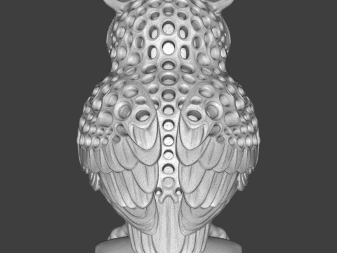 Owl 3D Printable Figurine 3D Print Model