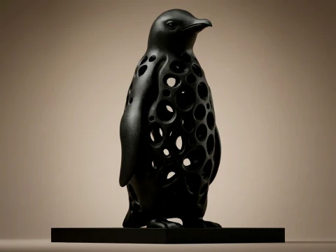 Penguin 3D Printable Figurine 3D Print Model