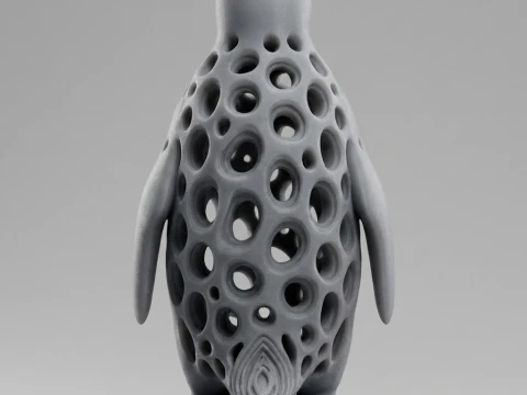 Penguin 3D Printable Figurine 3D Print Model