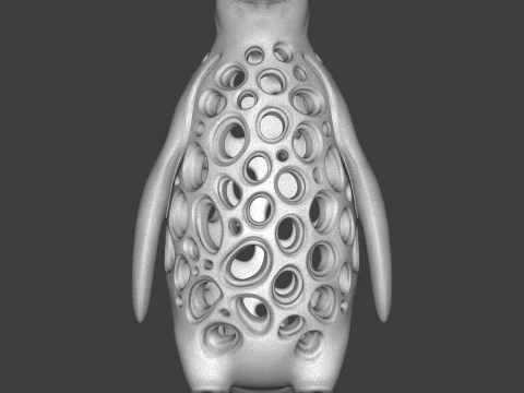 Penguin 3D Printable Figurine 3D Print Model