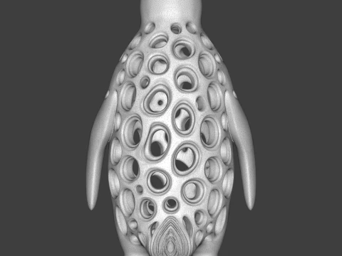 Penguin 3D Printable Figurine 3D Print Model