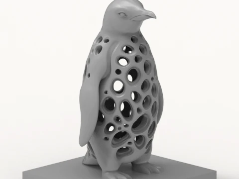Penguin 3D Printable Figurine 3D Print Model