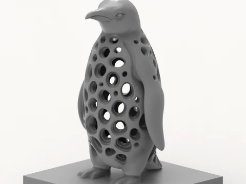 Penguin 3D Printable Figurine 3D Print Model