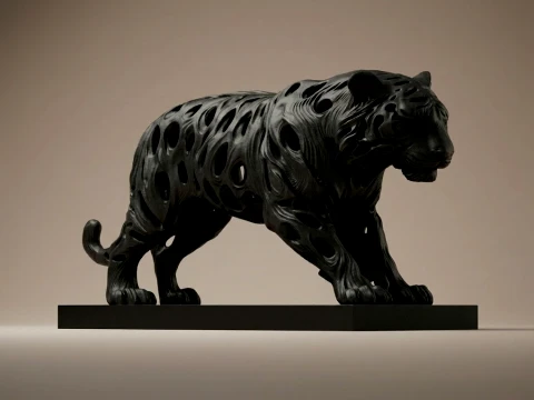 Tiger 3D Printable Figurine 3D Print Model
