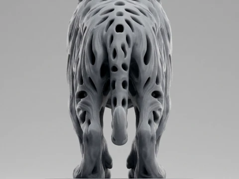 Tiger 3D Printable Figurine 3D Print Model
