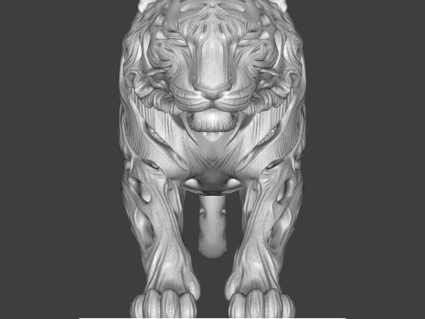 Tiger 3D Printable Figurine 3D Print Model