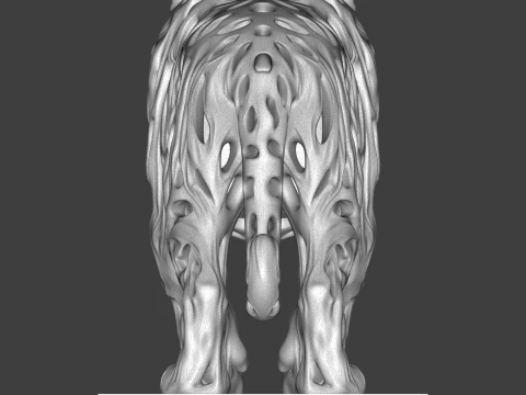 Tiger 3D Printable Figurine 3D Print Model