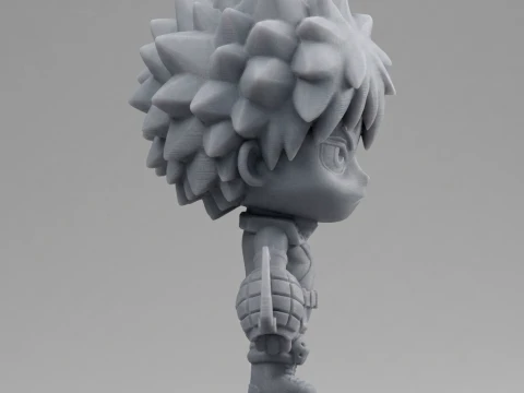 Katsuki Bakugo 3D Printable Figure 3D Print Model