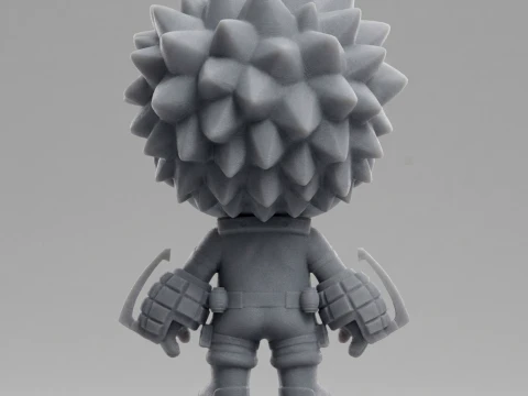 Katsuki Bakugo 3D Printable Figure 3D Print Model