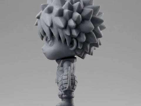 Katsuki Bakugo 3D Printable Figure 3D Print Model