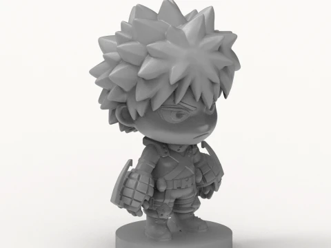 Katsuki Bakugo 3D Printable Figure 3D Print Model