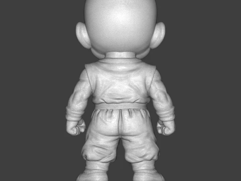 Krillin Dragon 3D Printable Figure 3D Print Model
