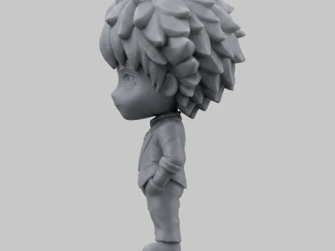 Deku Chibi 3D Printable Figure 3D Print Model