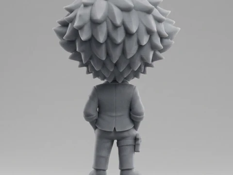 Deku Chibi 3D Printable Figure 3D Print Model