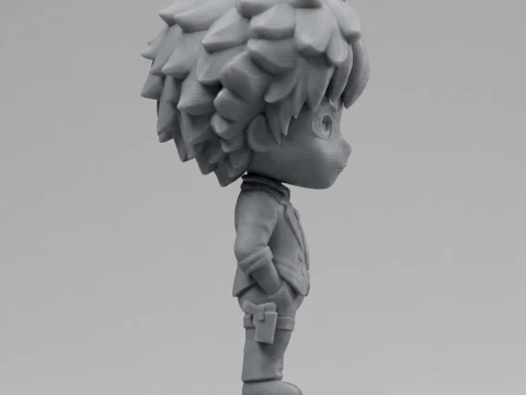 Deku Chibi 3D Printable Figure 3D Print Model