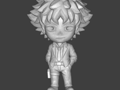 Deku Chibi 3D Printable Figure 3D Print Model