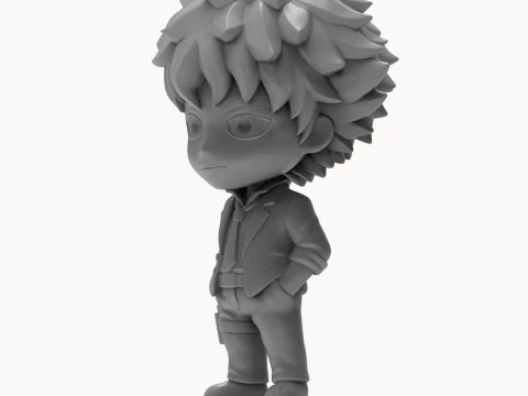 Deku Chibi 3D Printable Figure 3D Print Model
