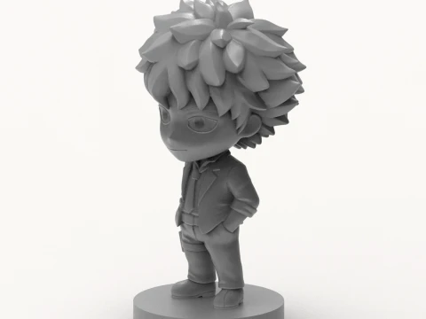 Deku Chibi 3D Printable Figure 3D Print Model