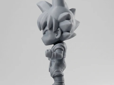 Son Goku Chibi 3D Printable Figure 3D Print Model