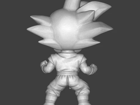 Son Goku Chibi 3D Printable Figure 3D Print Model