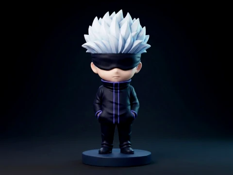 Satoru Gojo 3D Printable Figure 3D Print Model
