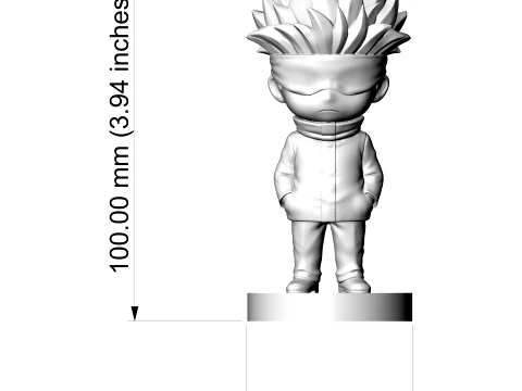 Satoru Gojo 3D Printable Figure 3D Print Model