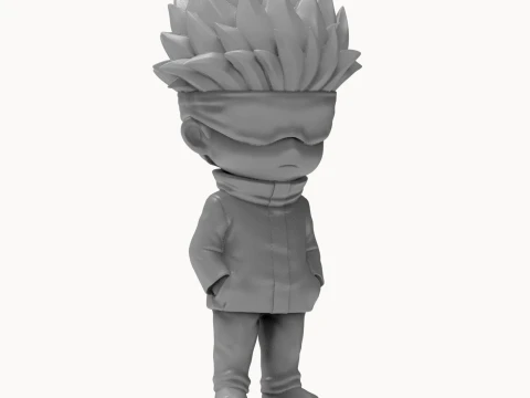 Satoru Gojo 3D Printable Figure 3D Print Model