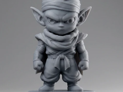 Piccolo Chibi Figurine 3D Printable 3D Print Model