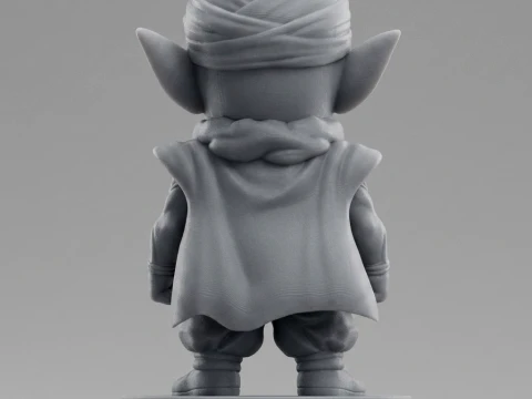 Piccolo Chibi Figurine 3D Printable 3D Print Model