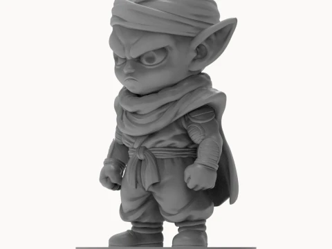 Piccolo Chibi Figurine 3D Printable 3D Print Model