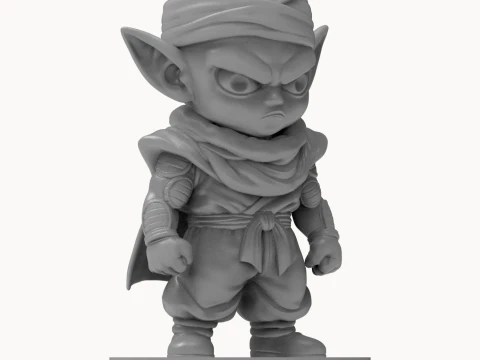Piccolo Chibi Figurine 3D Printable 3D Print Model