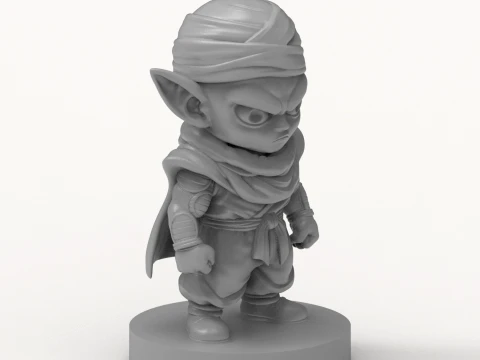 Piccolo Chibi Figurine 3D Printable 3D Print Model