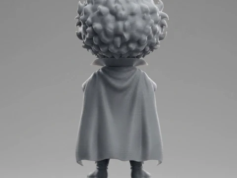 Mr Satan Hercule Figurine Chibi 3D Printable 3D Print Model