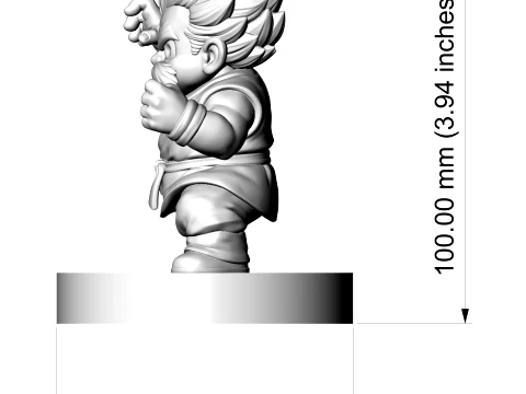 Jackie Chun Master Roshi 3D Print Model 3D Print Model