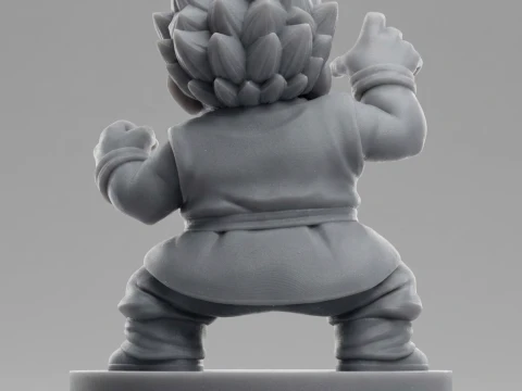 Jackie Chun Master Roshi 3D Print Model 3D Print Model