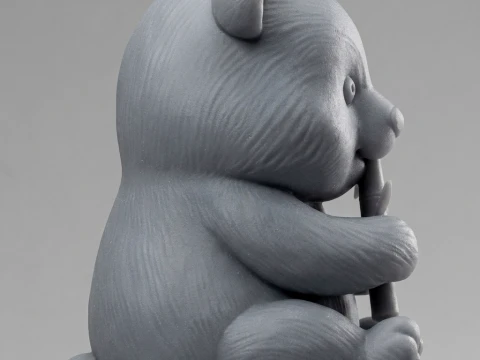 Panda 3D Printable Figurine 3D Print Model