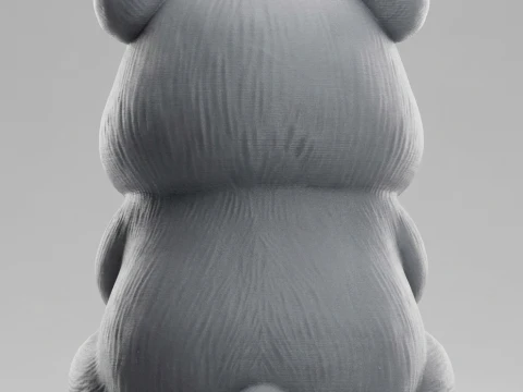 Panda 3D Printable Figurine 3D Print Model