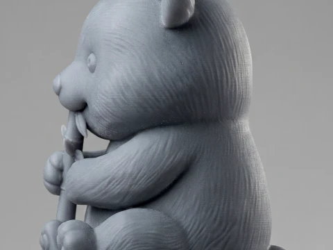 Panda 3D Printable Figurine 3D Print Model