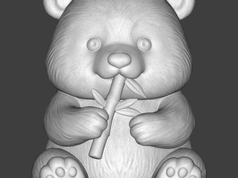 Panda 3D Printable Figurine 3D Print Model