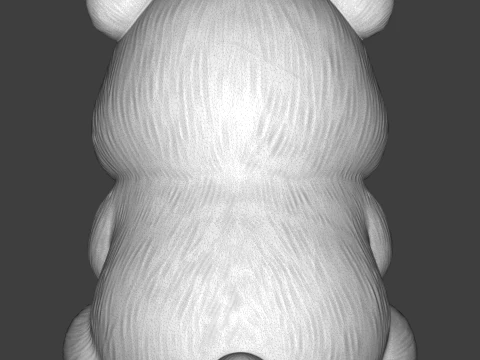 Panda 3D Printable Figurine 3D Print Model