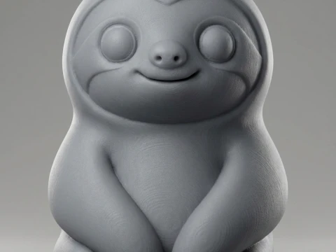 Sloth Figurine 3D Printable 3D Print Model