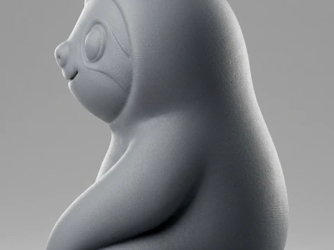 Sloth Figurine 3D Printable 3D Print Model