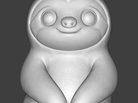 Sloth Figurine 3D Printable 3D Print Model
